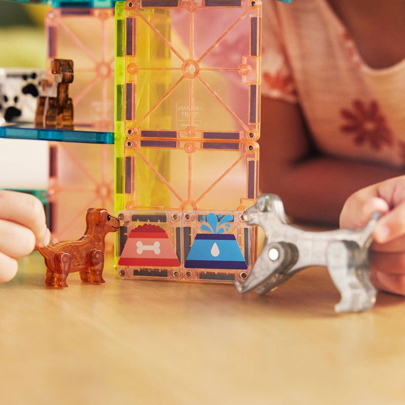 slide 5 of 9, MAGNA-TILES Puppy Park: 27-Piece Magnetic Building Set for Math & Engineering Skills, 1 ct
