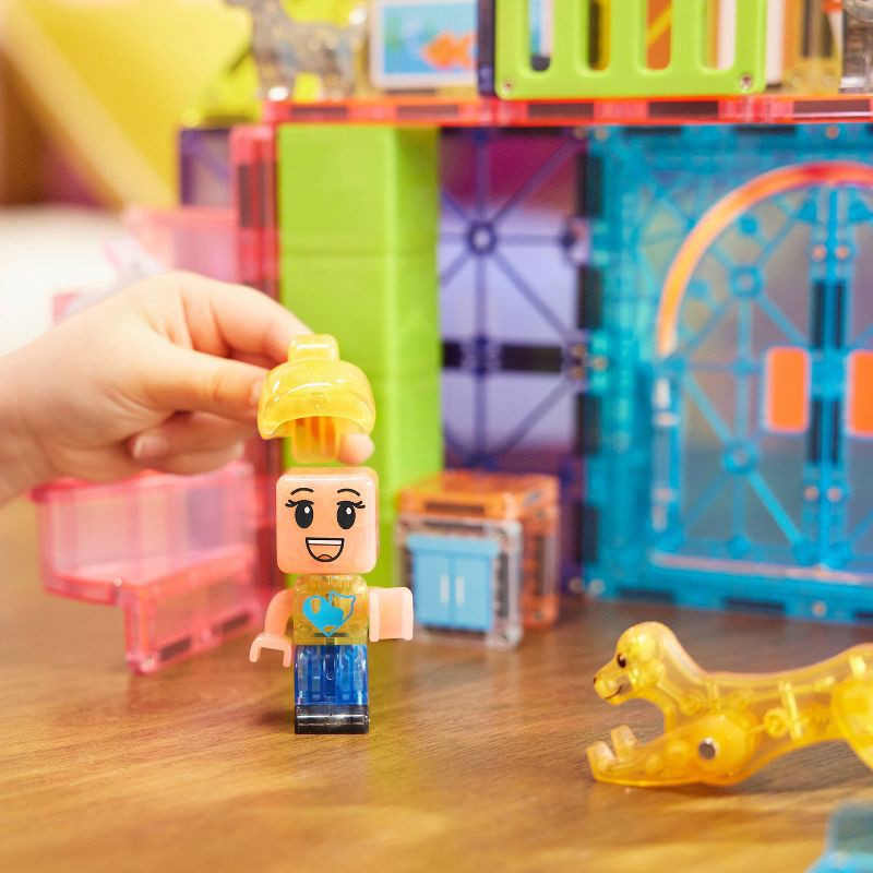 slide 7 of 9, MAGNA-TILES Pet Playhouse Magnetic Building Set, 1 ct