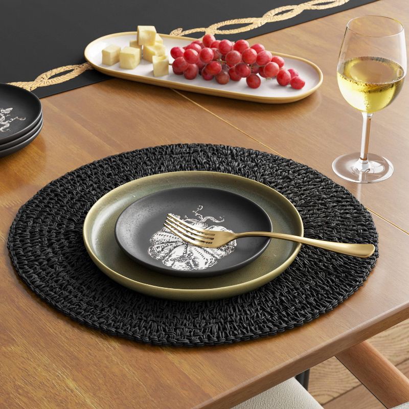 slide 2 of 4, 2pk Paper Chargers Black - Threshold™, 2 ct