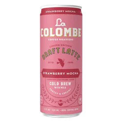 La Colombe Strawberry Mocha Draft Latte Coffee Drink - 11 fl oz Can