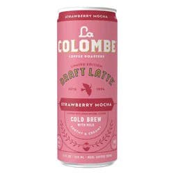 La Colombe Strawberry Mocha Draft Latte Coffee Drink - 11 fl oz Can