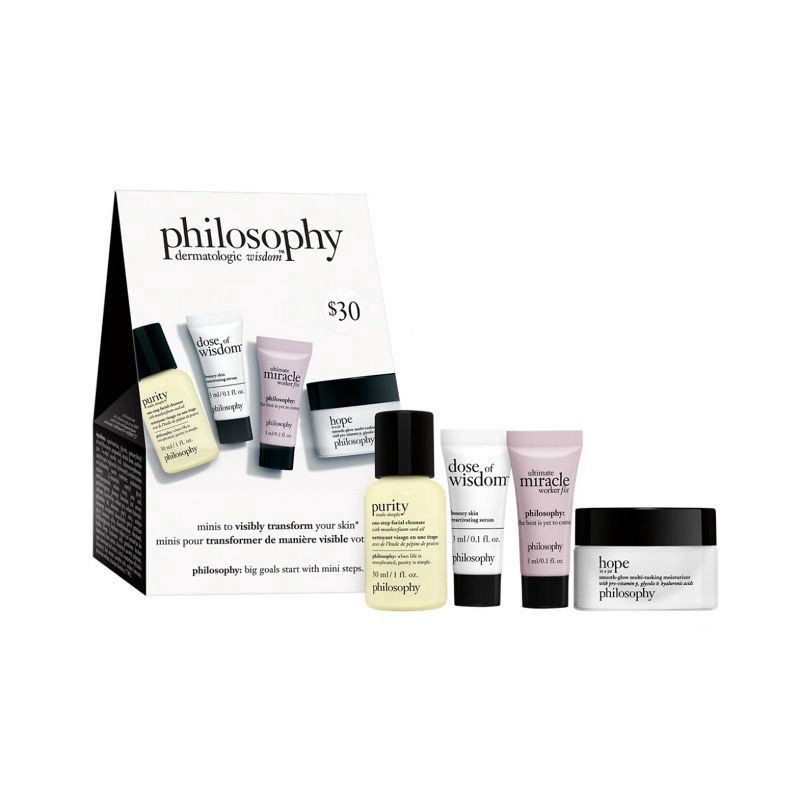 slide 1 of 9, philosophy Women's Skincare Icons Minis Skin Set - 3ct - Ulta Beauty, 3 ct