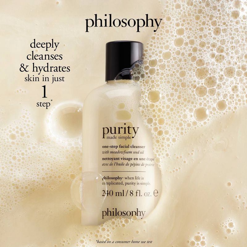 slide 2 of 10, philosophy Women's Purity Made Simple One-Step Facial Cleanser - 3 fl oz - Ulta Beauty, 3 fl oz