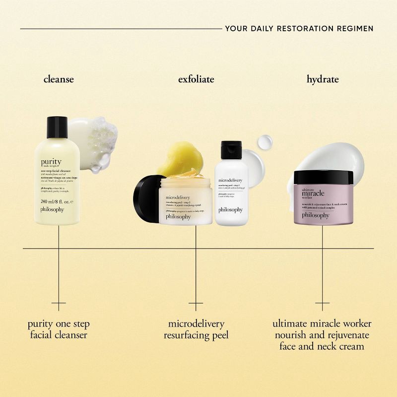 slide 8 of 10, philosophy Women's Purity Made Simple One-Step Facial Cleanser - 3 fl oz - Ulta Beauty, 3 fl oz