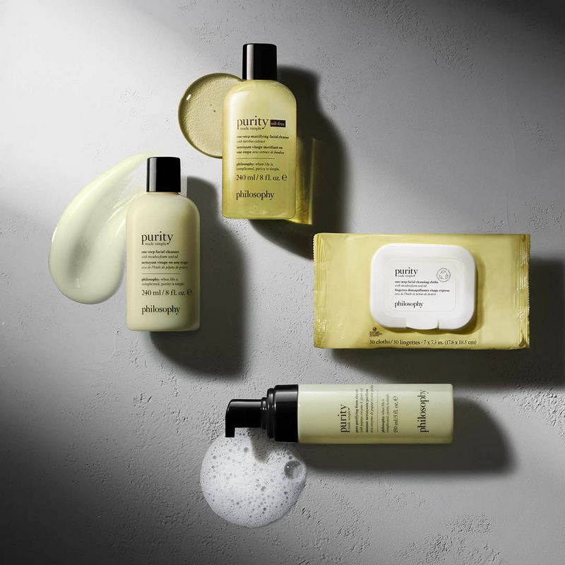 slide 9 of 10, philosophy Women's Purity Made Simple One-Step Facial Cleanser - 8 fl oz - Ulta Beauty, 8 fl oz