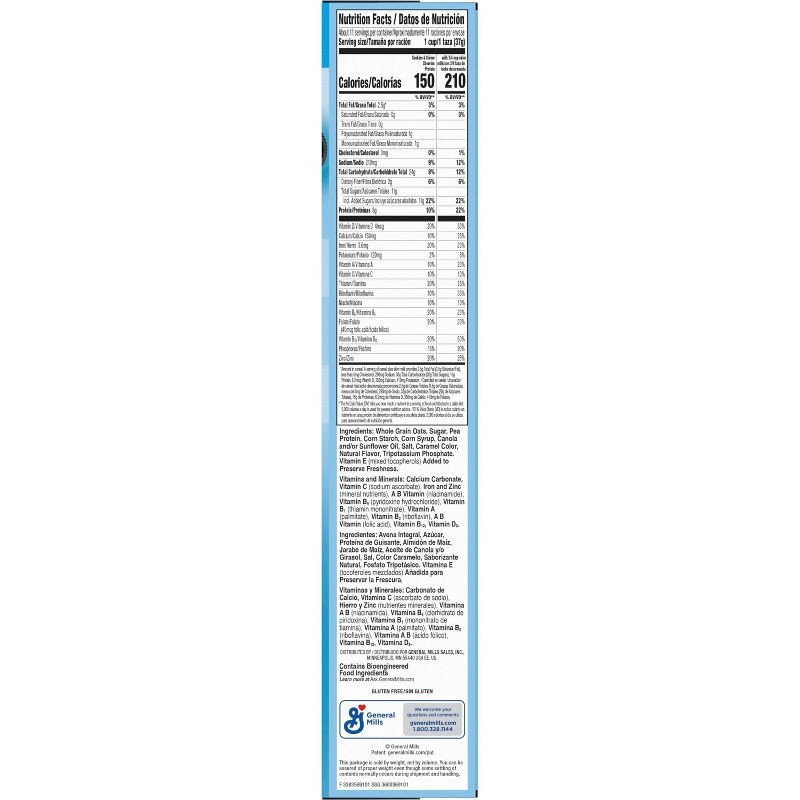 slide 4 of 8, Cheerios Protein Cookies & Cream Family Size Cereal - 15oz, 15 oz