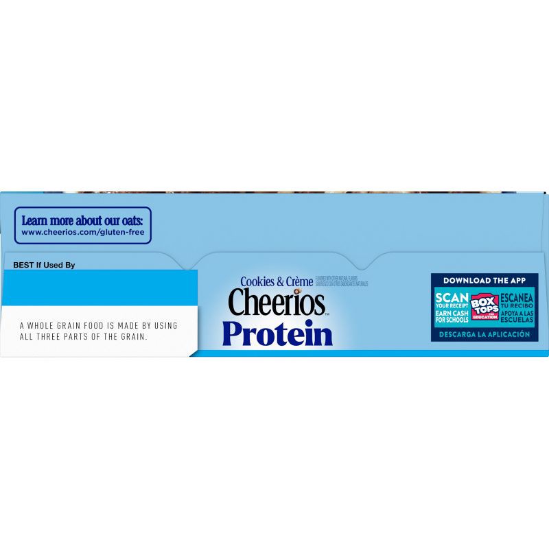 slide 7 of 8, Cheerios Protein Cookies & Cream Family Size Cereal - 15oz, 15 oz