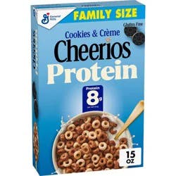 Cheerios Protein Cookies & Cream Family Size Cereal - 15oz