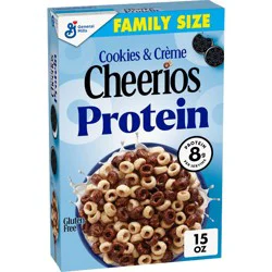 Cheerios Protein Cookies & Cream Family Size Cereal - 15oz