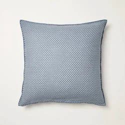 Hearth & Hand with Magnolia 26"x26" Block Pattern Euro Square Throw Pillow Blue - Hearth & Hand™ with Magnolia