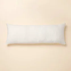 Hearth & Hand with Magnolia Gauze Stitch Pin Dot Lumbar Pillow Sour Cream - Hearth & Hand™ with Magnolia