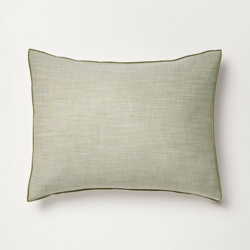 slide 5 of 6, Hearth & Hand with Magnolia 3pc King Reversible Comforter Set Green - Hearth & Hand™ with Magnolia, 3 ct