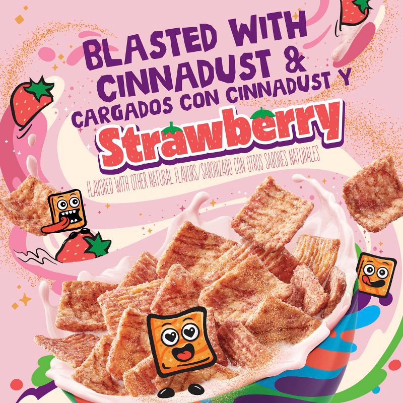 slide 2 of 7, Cinnamon Toast Crunch Strawberry Flavored Family Size Breakfast Cereal - 18.8oz, 18.8 oz