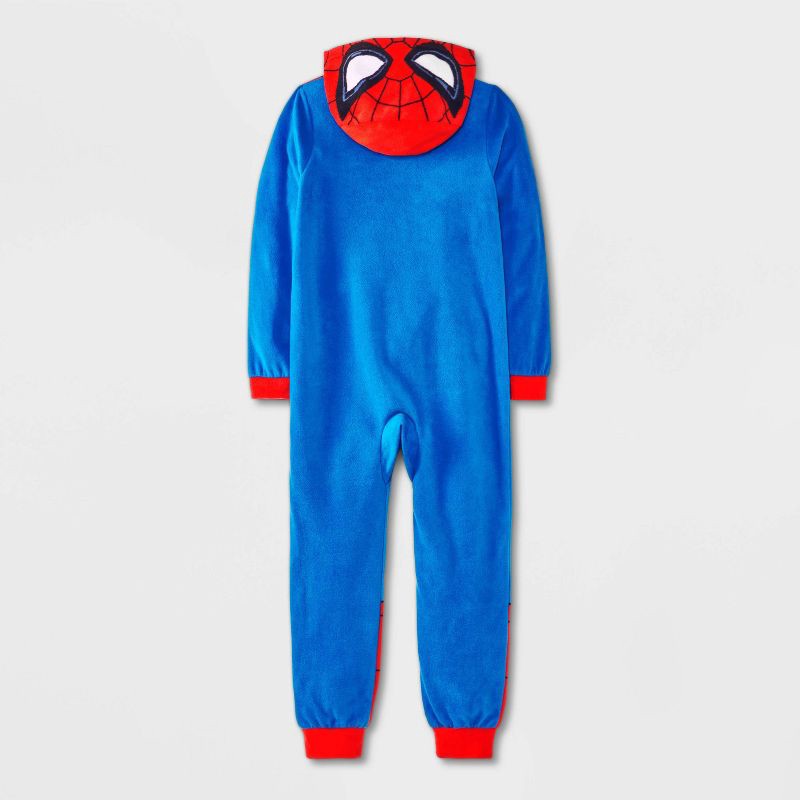slide 2 of 4, Boys' Spider-Man Union Suit - Red M, 1 ct