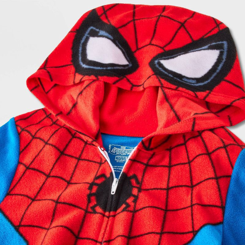 slide 3 of 4, Boys' Spider-Man Union Suit - Red L, 1 ct