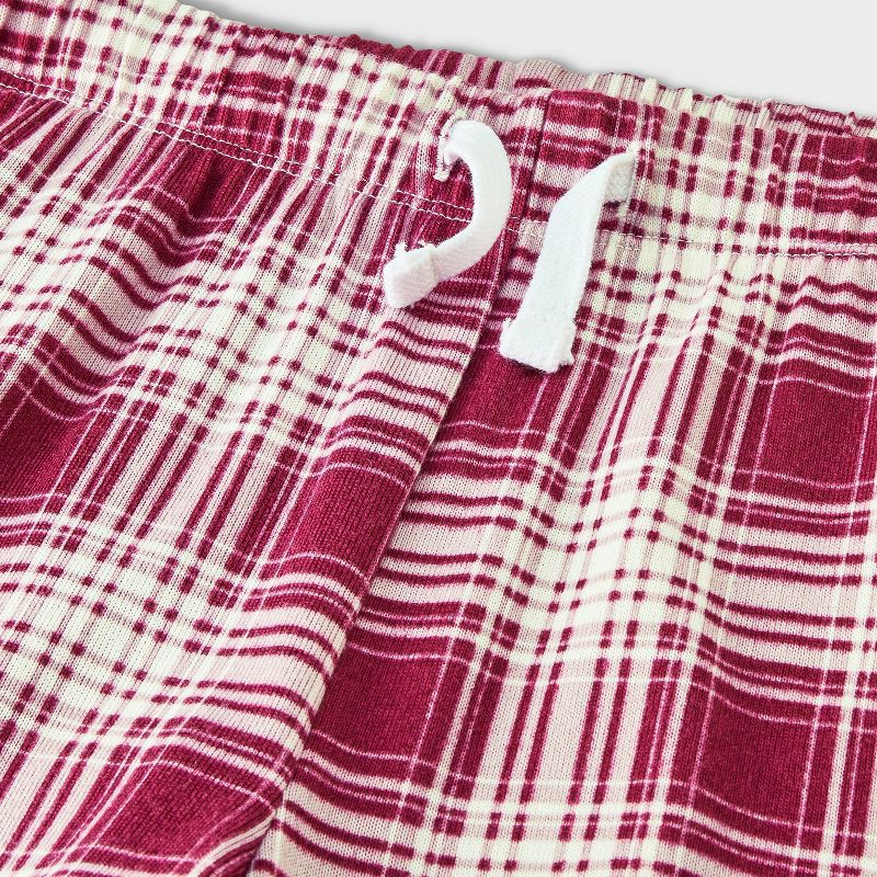 slide 5 of 5, Girls' Harvard Tank Top and Pants Pajama Set - Red S, 1 ct