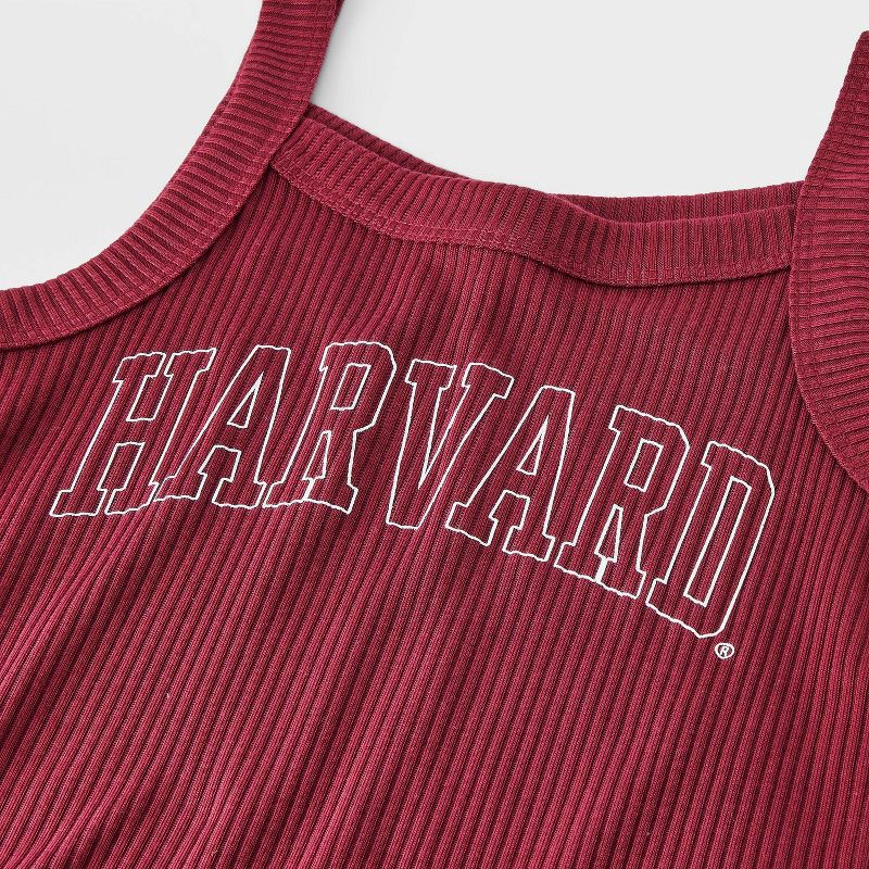 slide 4 of 5, Girls' Harvard Tank Top and Pants Pajama Set - Red X L, 1 ct