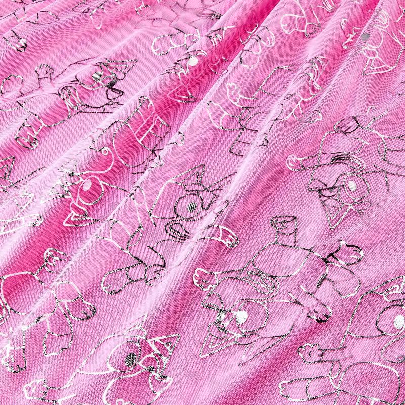 slide 4 of 4, Girls' Bluey Fantasy NightGown - Pink XS, 1 ct