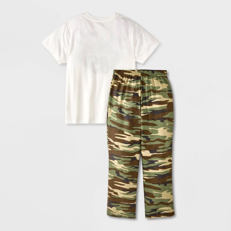 slide 3 of 4, Grayson Threads Kids Boys' Malibu Racing Short Sleeve T-Shirt and Pants Pajama Set - White X L, 1 ct