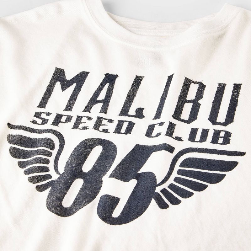 slide 2 of 4, Grayson Threads Kids Boys' Malibu Racing Short Sleeve T-Shirt and Pants Pajama Set - White X L, 1 ct