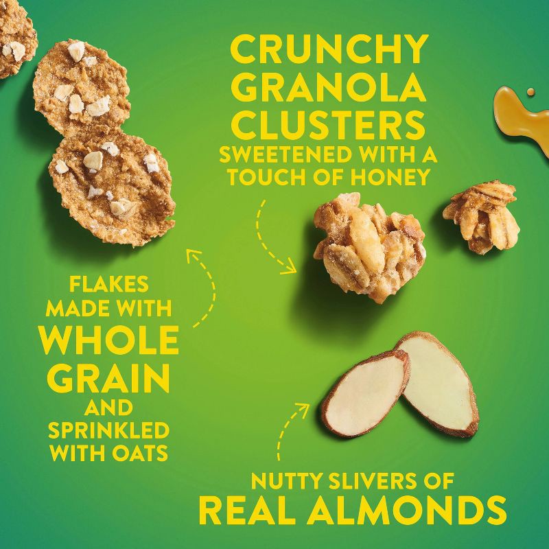slide 6 of 8, Nature Valley Honey Almond Family Size Breakfast Cereal - 19.8oz, 19.8 oz