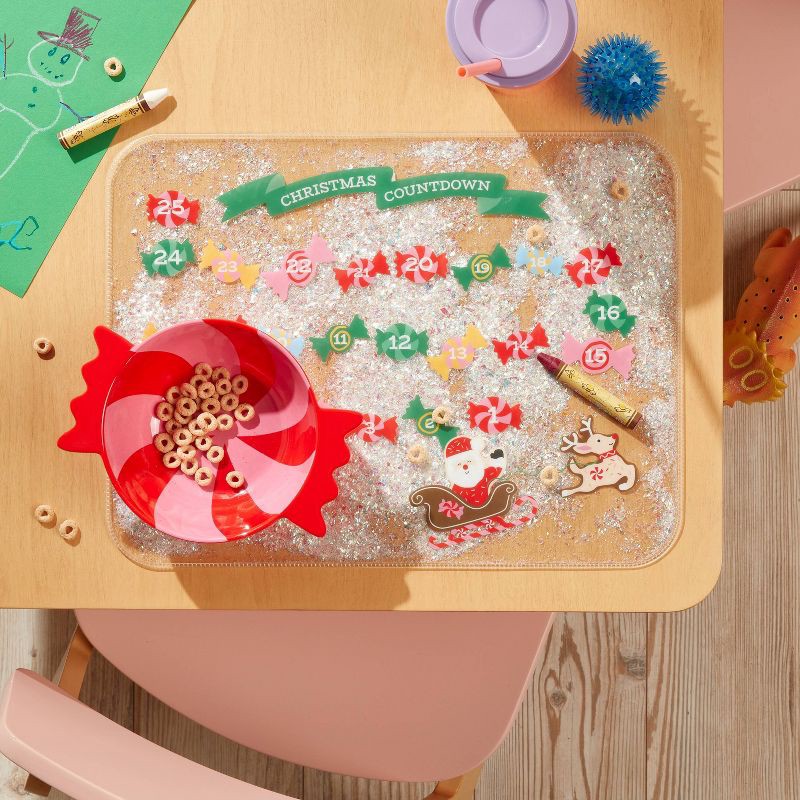 slide 2 of 3, Christmas Countdown Placemat - Pillowfort™, 1 ct