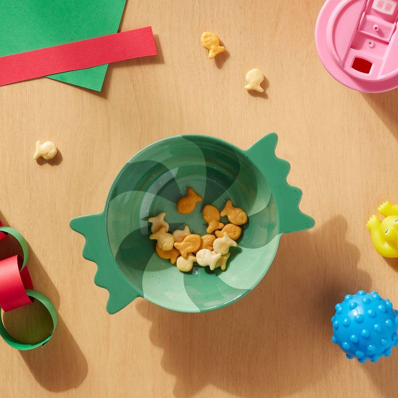 slide 2 of 3, Kids' 20oz Peppermint Swirl Snack Bowl Mint - Pillowfort™, 20 oz
