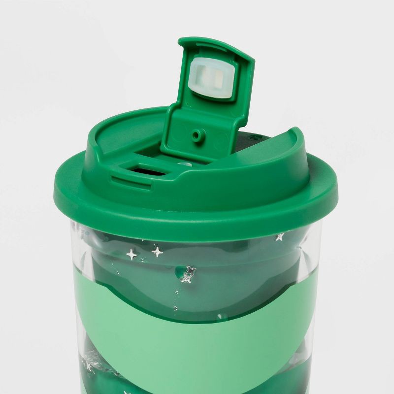 slide 3 of 3, Kids' 12 fl oz Snowglobe Tumbler Mint - Pillowfort™, 12 fl oz