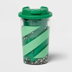 Kids&#x27; 12 fl oz Snowglobe Tumbler Mint - Pillowfort™