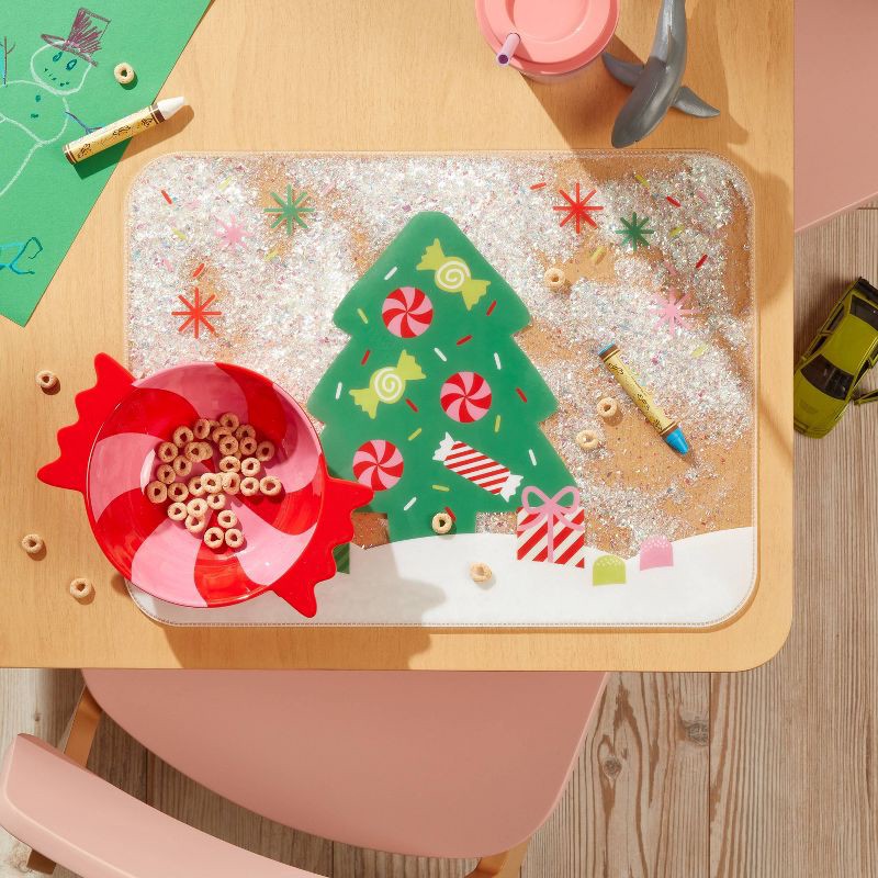 slide 2 of 3, Christmas Tree Placemat - Pillowfort™, 1 ct