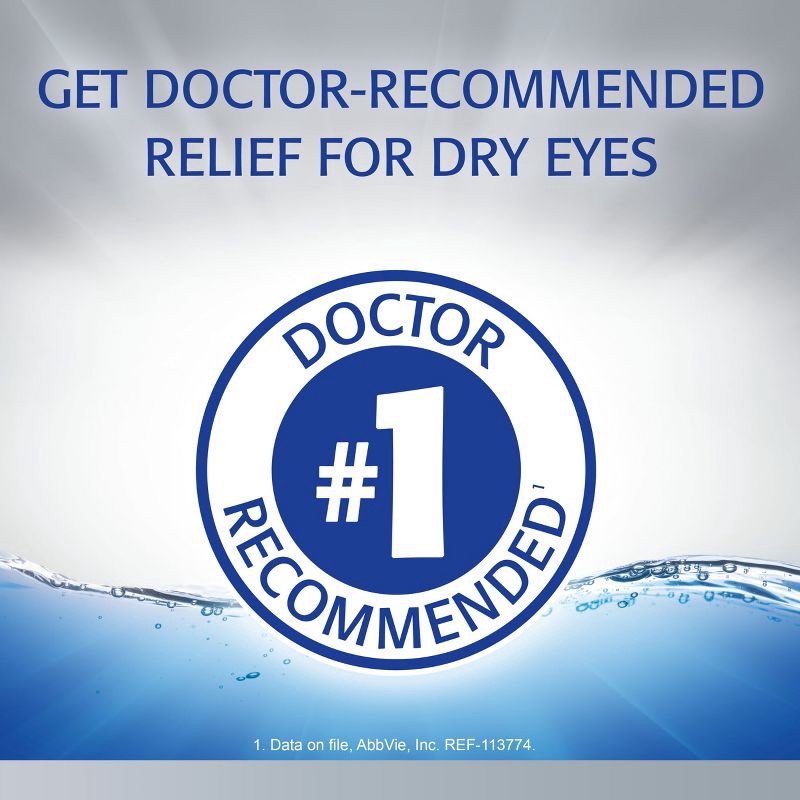 slide 3 of 13, Refresh Optive Advanced Lubricant Eye Drops Artificial Tears - 0.33 fl oz (10 mL), 10 ml