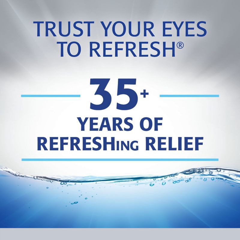 slide 4 of 13, Refresh Optive Advanced Lubricant Eye Drops Artificial Tears - 0.33 fl oz (10 mL), 10 ml