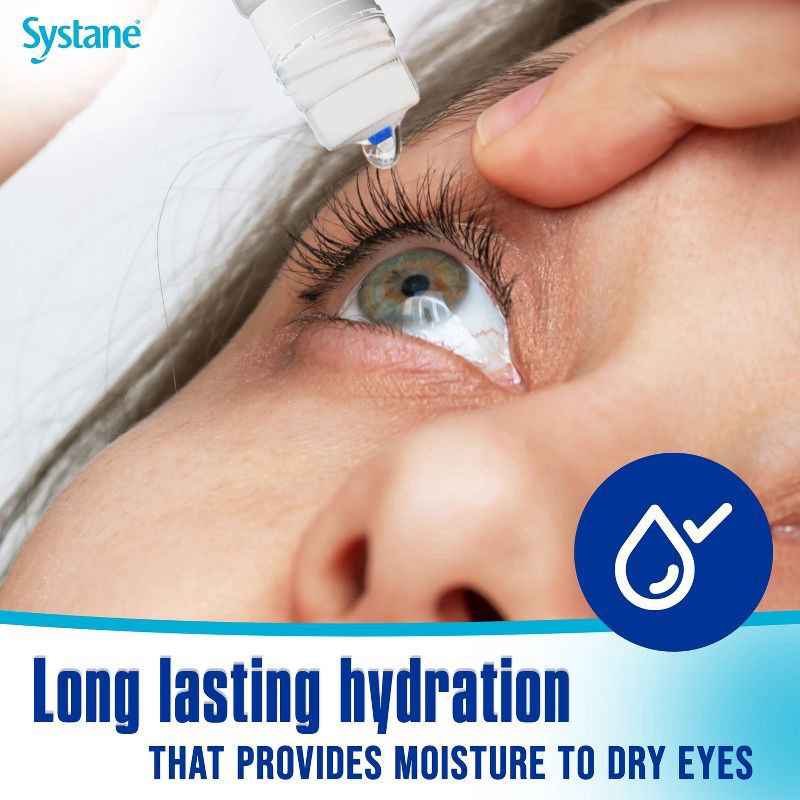 slide 4 of 8, Systane Hydration Multi-Dose Preservative Free Dry Eye Drops - 0.34oz/2pk, 0.34 oz, 2 ct