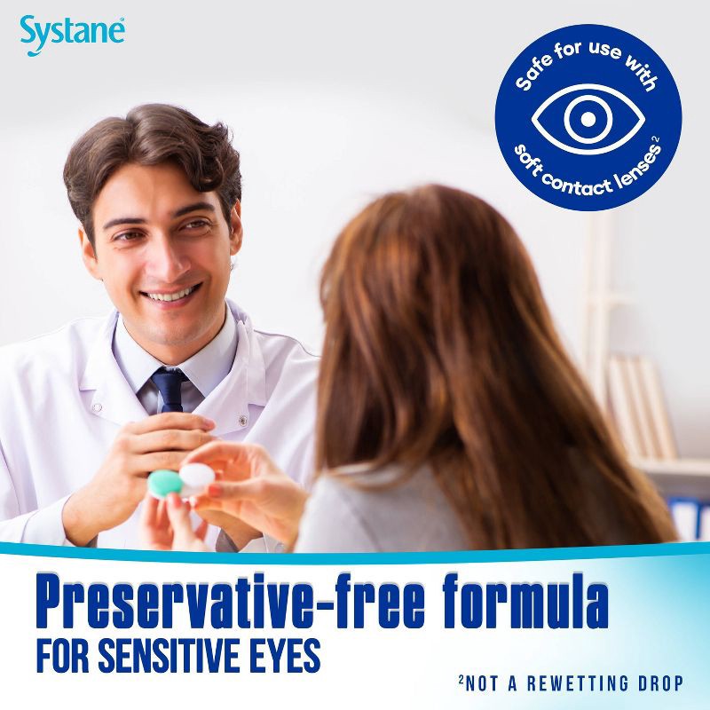 slide 5 of 8, Systane Hydration Multi-Dose Preservative Free Dry Eye Drops - 0.34oz/2pk, 0.34 oz, 2 ct