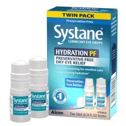 Systane Hydration Multi-Dose Preservative Free Dry Eye Drops - 0.34oz/2pk