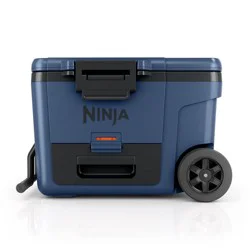 Ninja Outdoor FrostVault 45qt Wheeled Cooler with Cold Dry Zone - Lakeshore Blue: Beverage Cans Capacity 52