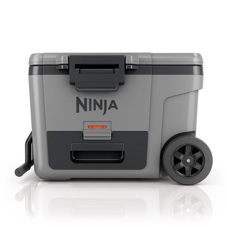 slide 1 of 11, Ninja Outdoor FrostVault 45qt Wheeled Cooler with Cold Dry Zone - Slate Gray: Rolling Coolers, 45 qt
