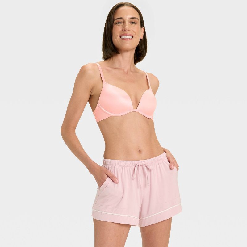 slide 3 of 6, Women's Super Push-Up Plunge Bra - Auden™ Blush 32B, 1 ct