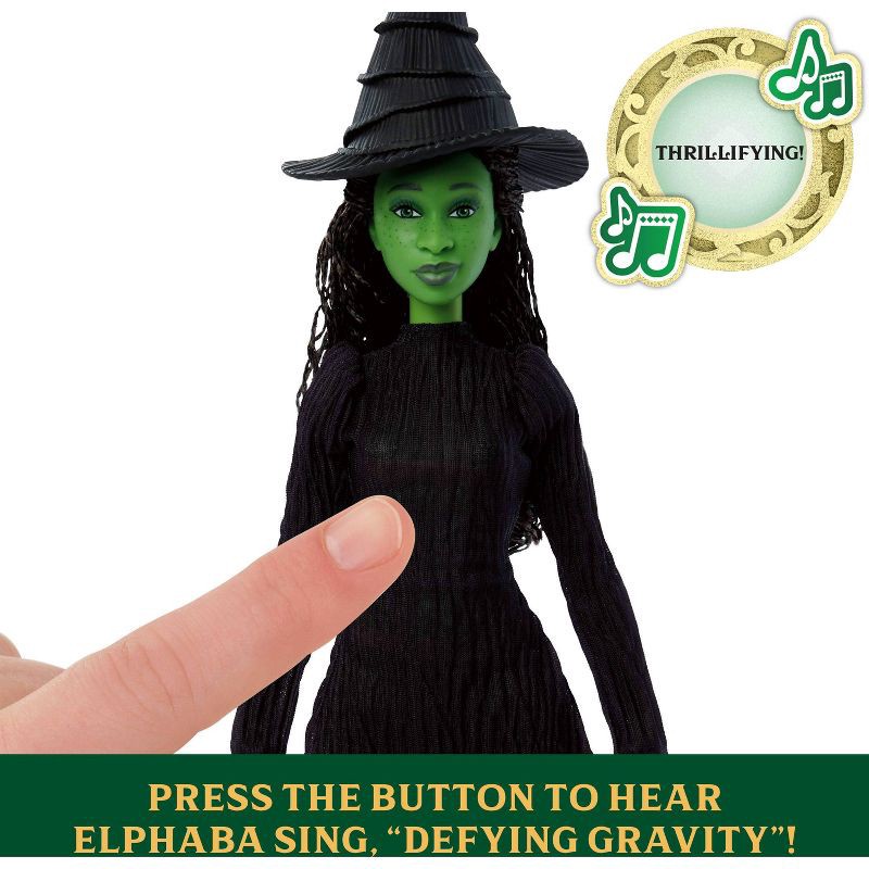 slide 3 of 6, Universal Pictures' Wicked Singing Elphaba 11" Fashion Doll Posable with Removable Movie Fashions and Accessories, 1 ct