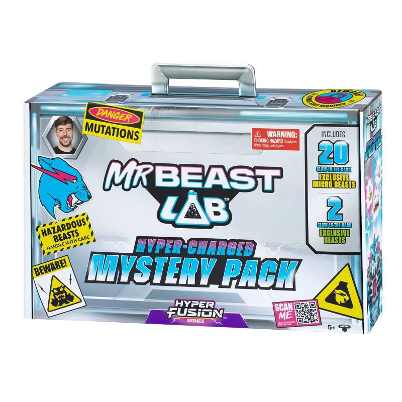 slide 12 of 12, MrBeast Lab Swarms Mystery Pack Exclusive Mini Figures: Includes 22 Collectible Plastic Toys, 1 ct