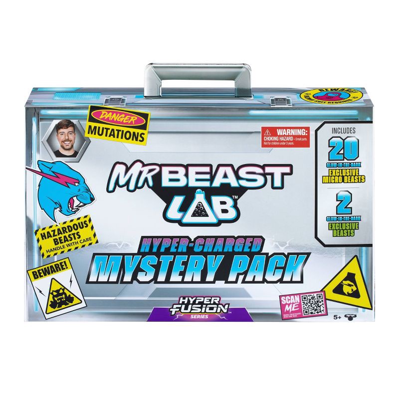 slide 1 of 12, MrBeast Lab Swarms Mystery Pack Exclusive Mini Figures: Includes 22 Collectible Plastic Toys, 1 ct