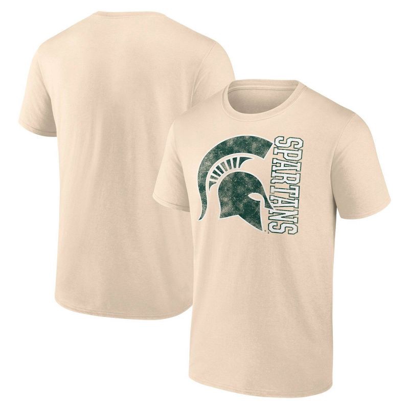 slide 3 of 3, NCAA Michigan State Spartans Men's Angora Bi-Blend T-Shirt - M, 1 ct