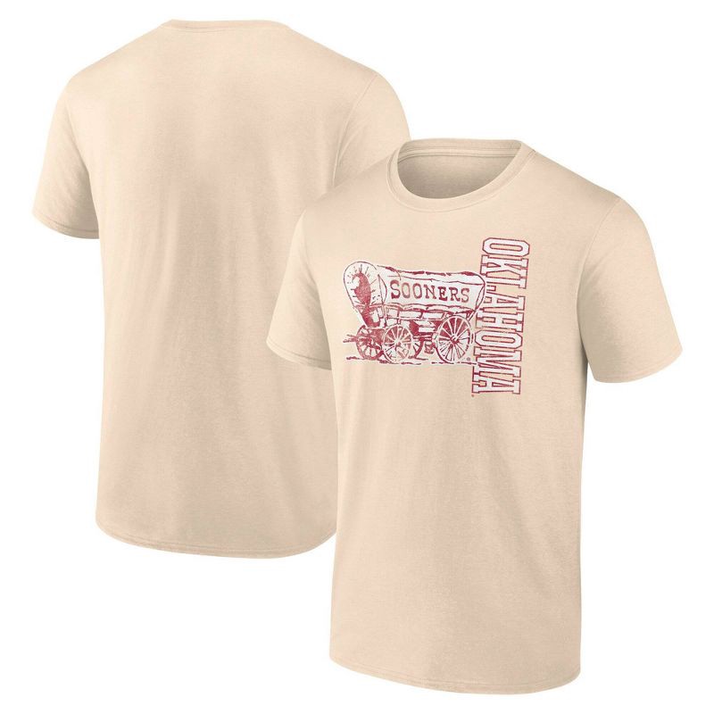 slide 3 of 3, NCAA Oklahoma Sooners Men's Angora Bi-Blend T-Shirt - M, 1 ct