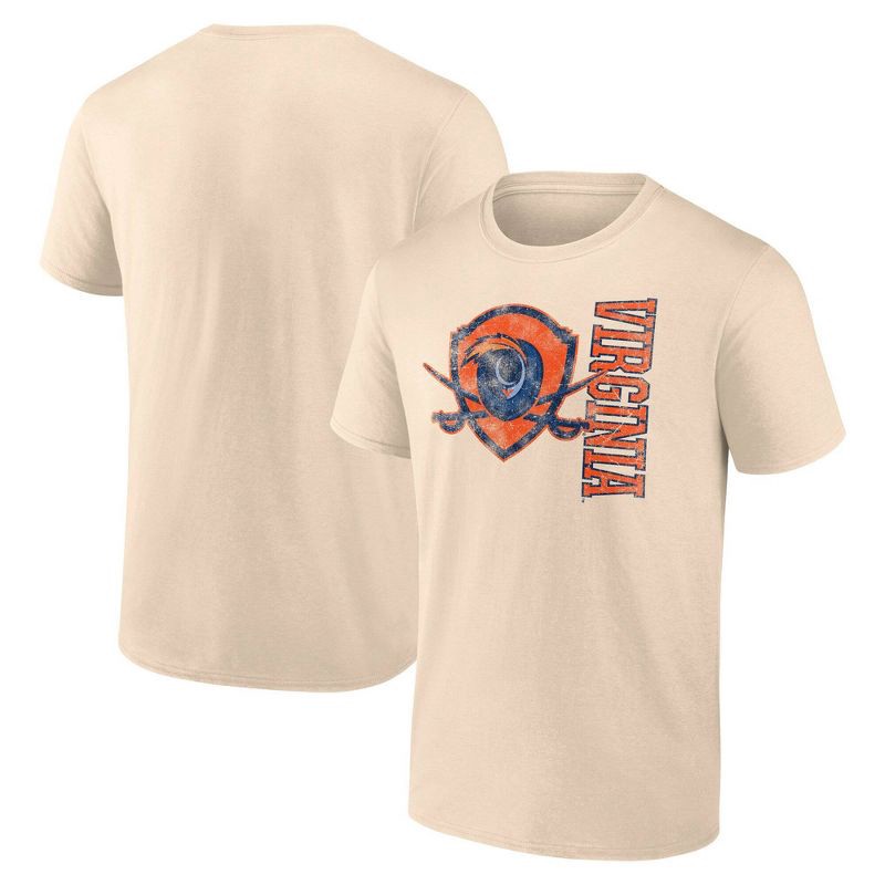 slide 2 of 2, NCAA Virginia Cavaliers Men's Angora Bi-Blend T-Shirt - M, 1 ct