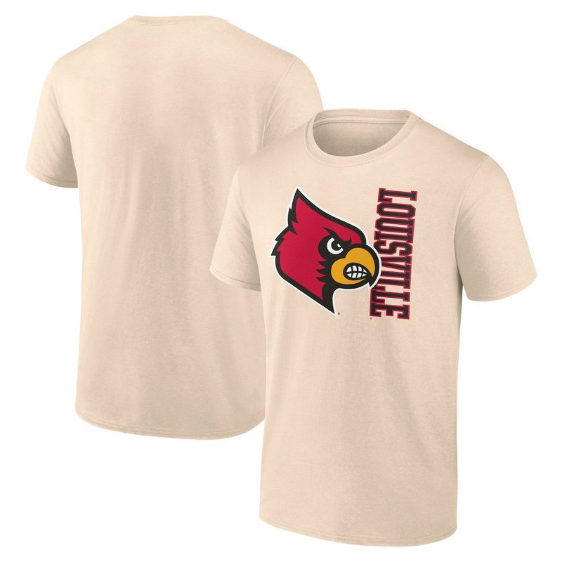 slide 3 of 3, NCAA Louisville Cardinals Men's Angora Bi-Blend T-Shirt - L, 1 ct