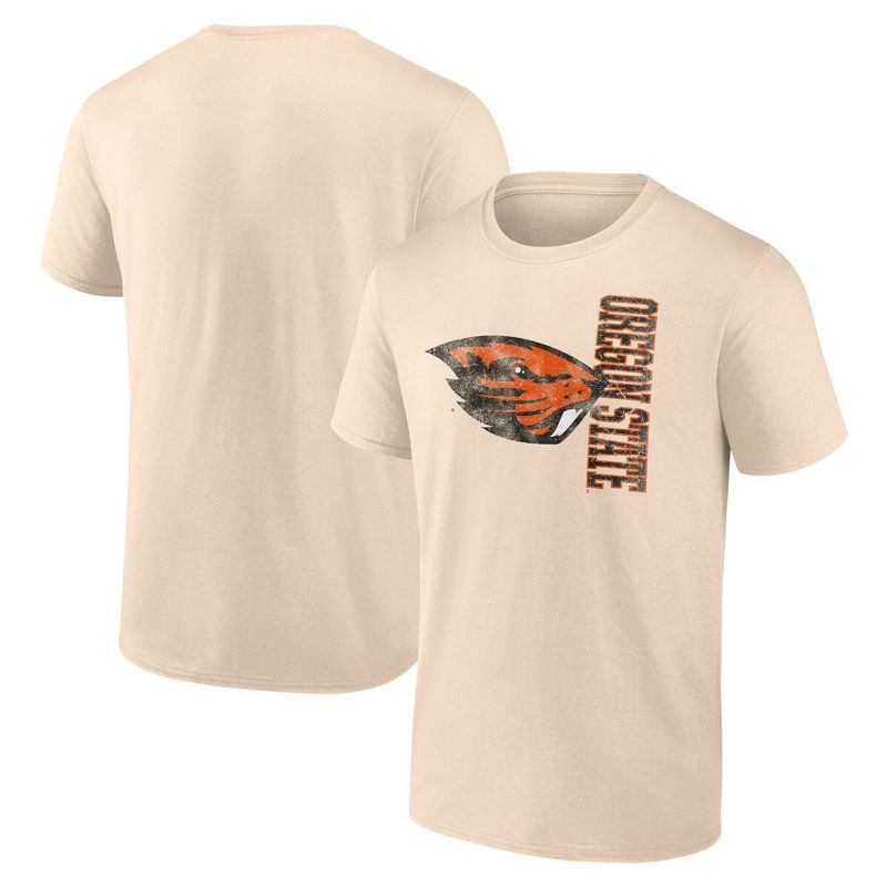 slide 3 of 3, NCAA Oregon State Beavers Men's Angora Bi-Blend T-Shirt - L, 1 ct