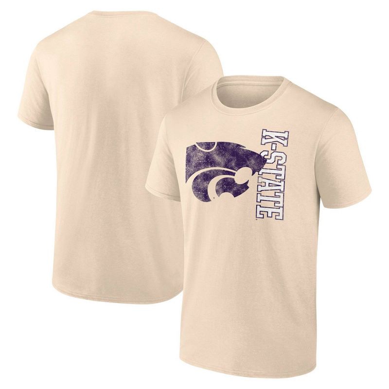 slide 2 of 2, NCAA Kansas State Wildcats Men's Angora Bi-Blend T-Shirt - XL, 1 ct