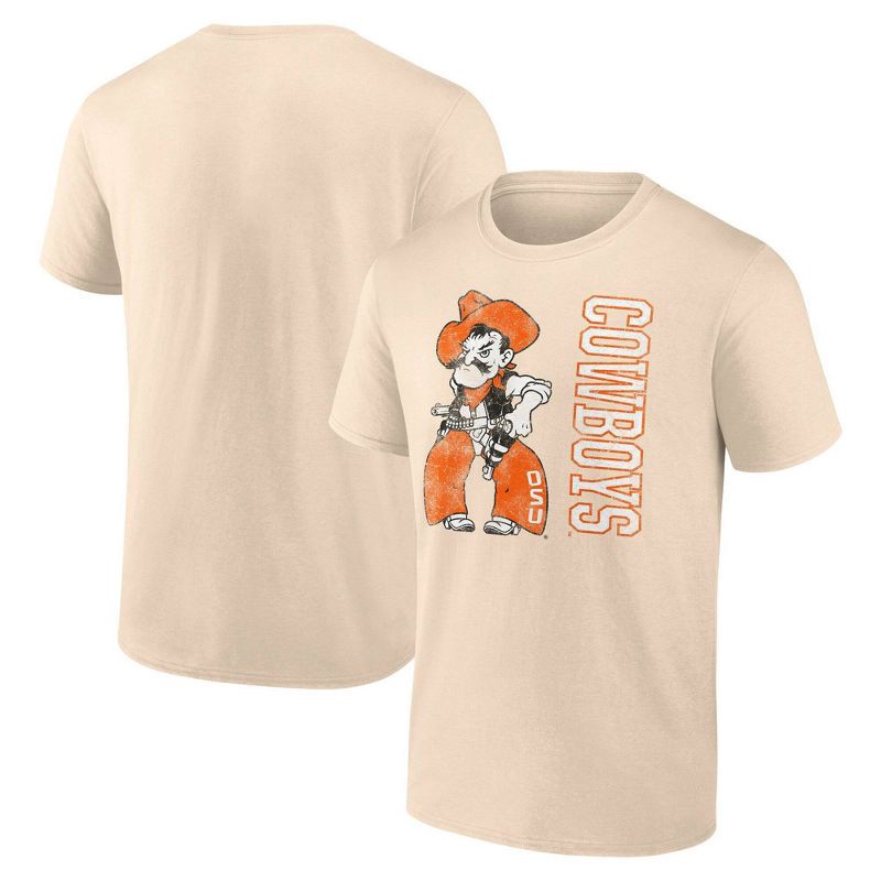 slide 3 of 3, NCAA Oklahoma State Cowboys Men's Angora Bi-Blend T-Shirt - XL, 1 ct