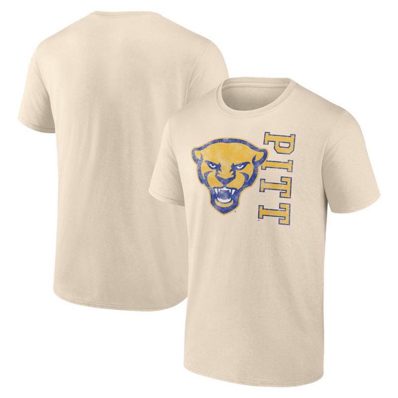 slide 3 of 3, NCAA Pitt Panthers Men's Angora Bi-Blend T-Shirt - XL, 1 ct
