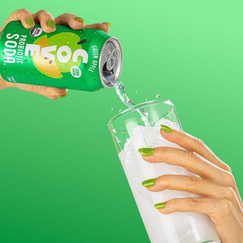 slide 4 of 5, Cove Green Apple Soda - 12 fl oz Can, 12 fl oz